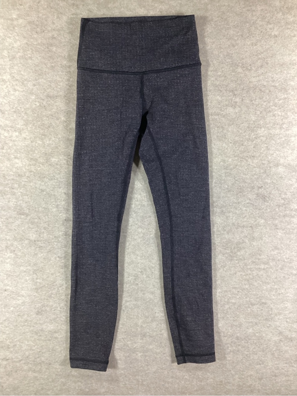 lululemon athletica Wunder Under Dark Navy Herringbone High-Rise Leggings